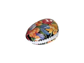 Påskägg 12 cm Svartblomma