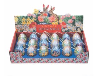 Plåtägg Mini Hänge Vintage Easter