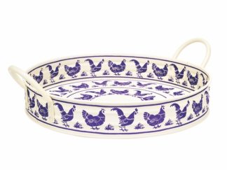 Bricka Handtag E.B Blue Hens