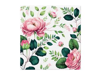 Servett 38x40 cm Noble Roses