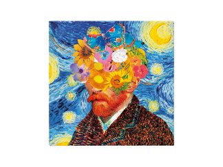 Servett Van Gogh Floral Dream