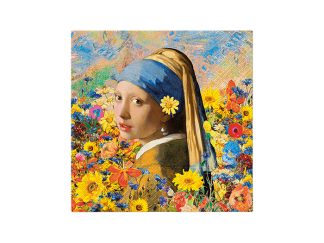 Servett Vermeer Floral Muse